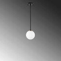 Lustra, Fulgor, 942FLG1157, Metal, Negru / Alb / Auriu