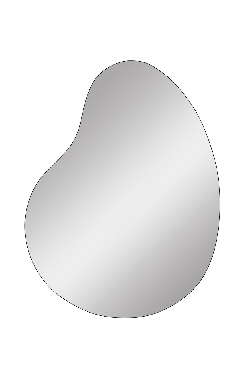 Oglinda decorativa, Mirrorland, Glenia, Oglindă indestructibilă cu obturator, Argintiu - 1 | YEO