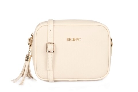 Geanta Beverly Hills Polo Club, 1103, piele ecologica, crem 1103