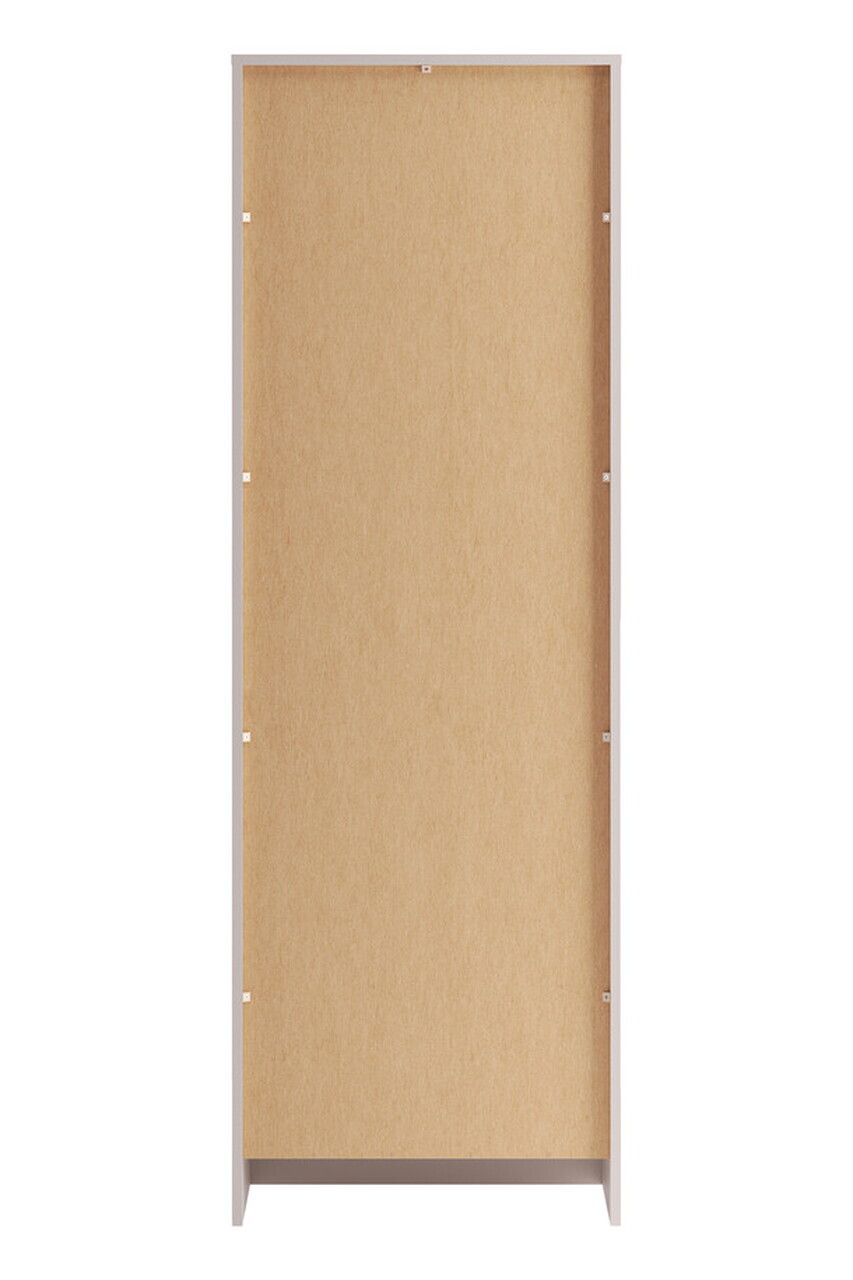 Dulap inalt cu usi, Nova Cashmere, Comad, 60x39x180.5 cm, MDF/PAL laminat, casmir mat — imaginea 2