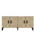 Consola, Olivia, Cross KB150, Stejar alb / safir