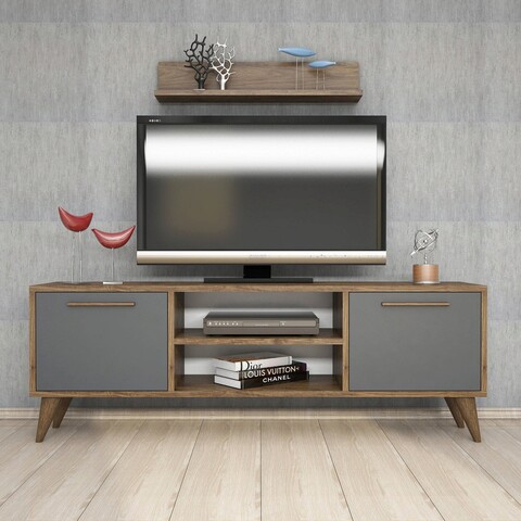 Comoda tv, mezza, senfoni 1118, nuc / antracit