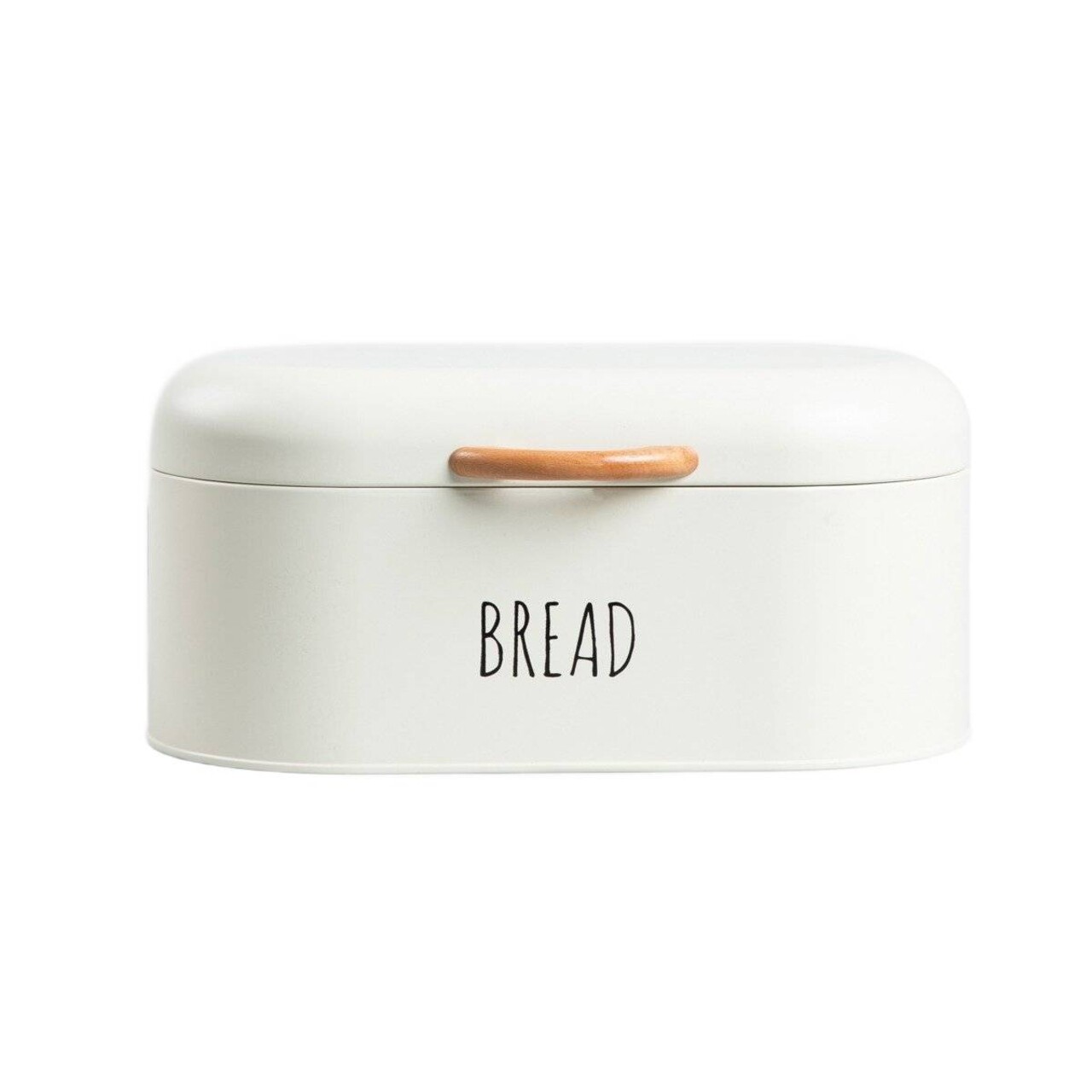Cutie depozitare paine Breadly, Homla, 33x18x15 cm, metal, crem - view 2