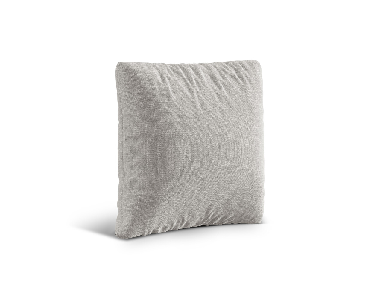 Perna decorativa, Nuria-215, Micadoni Home, 70x70 cm, tesatura structurata chenille, gri deschis