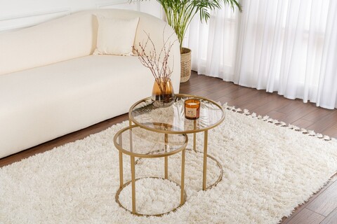 Set masuta de cafea, Nordure, Aurum, Aur / Bronz