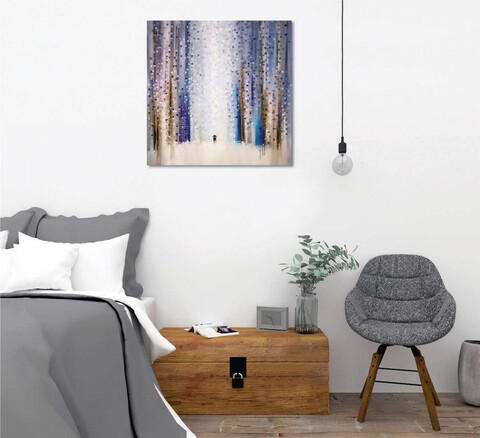 Tablou decorativ, kc431, 50% bumbac / 50% poliester, canvas imprimat, multicolor