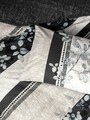 Lenjerie de pat dubla, Lehlare - Anthracite, Cotton Box, Bumbac Ranforce