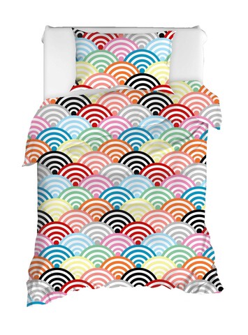 Set lenjerie de pat pentru o persoana 2 piese, vendula, enlora home, bumbac ranforce