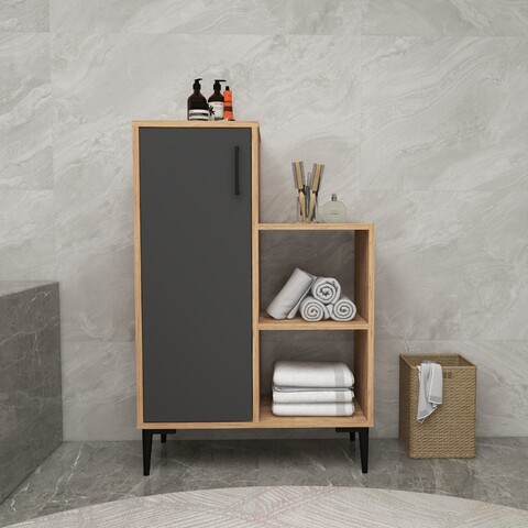Dulap multifunctional, Arnetti, Reysary, Pin Atlantic / Antracit