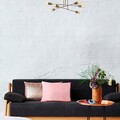 Lustra, Fleur - 1504, Tatum, 66 x 66 x 27 cm, 6 x E27, 40W, aramiu antic