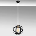 Lustra, Opviq, 892OPV1535, Metal, Negru/Maro antic