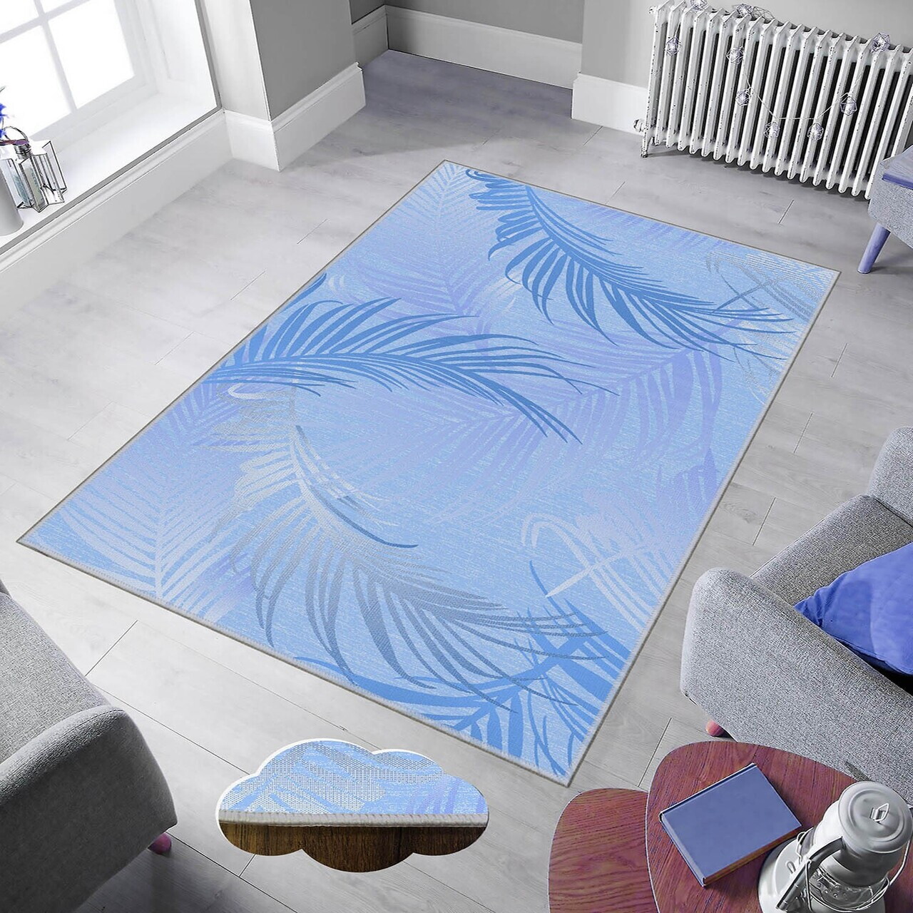 Covor Eexfab1198-1 140x220 cm Poliester Multicolor