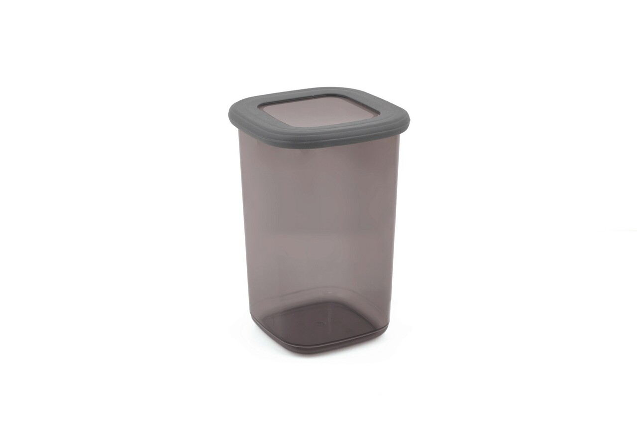Set recipiente depozitare, Hermia, 964FRM1108, Dimensiune: 10 x 10 x 16,5 cm / 1200 ml (3 bucăți), Antracit - view 5