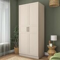 Dulap pentru haine, Hanah Home, BA248, 90x210x57.5 cm, Gresie