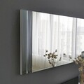 Oglinda decorativa, Neostill, A351, 40x120x2.2 cm, Alb