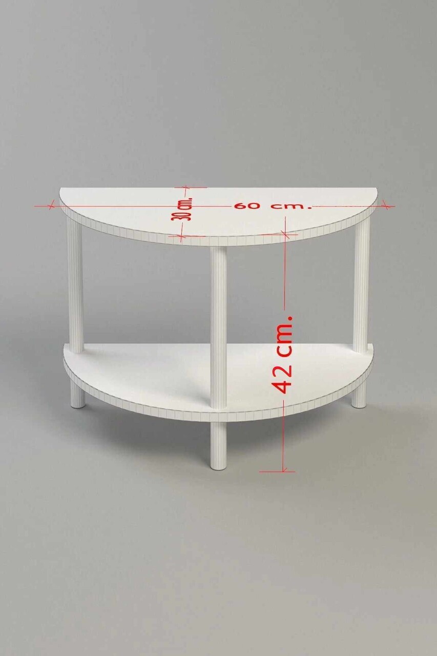 Masuta, Hanah Home, Pk-2007, 60x42x30 cm, PAL, Maro — imaginea 6