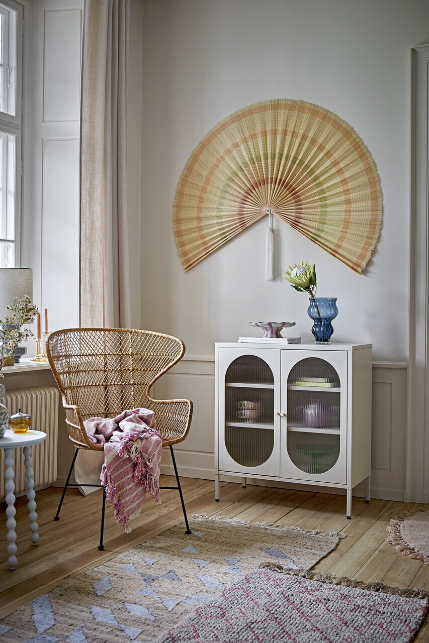 Decoratiune de perete, Bloomingville, Jaime, 160x110 cm, bambus, galben - view 2