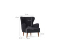 Fotoliu, Balcab Home, 825BLC2349, Lemn de carpen, Antracit
