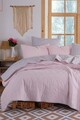 Cuvertura Single 155x200 cm, Solid - Powder, Grey, Eponj Home, 65% bumbac/35% poliester