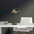 Lampa de masa, Fulgor, 942FLG1819, Metal, Negru
