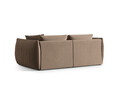 Canapea modulara 4 locuri, Chris-184, Micadoni Home, 260x100x80 cm, catifea, maro deschis