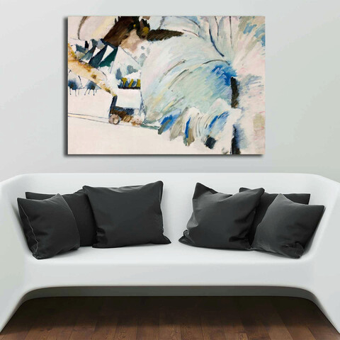 Tablou decorativ, 70100KANDINSKY021, Canvas, Lemn, Multicolor
