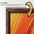 Tablou decorativ, FAH056-120, MDF, Lemn masiv, Multicolor