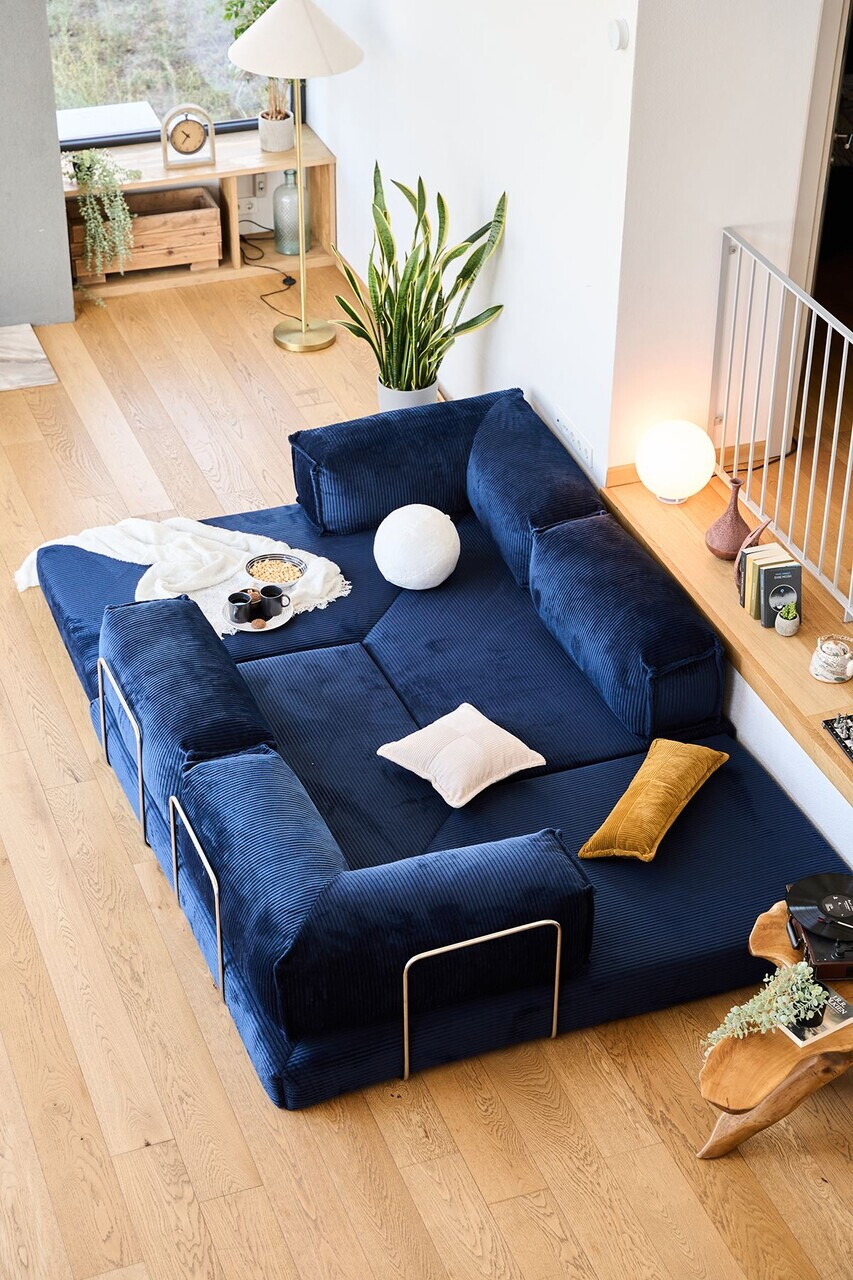 Coltar, Atelier del Sofa, 118FVL1403, Tesatura plus reiata, Albastru navy - view 5