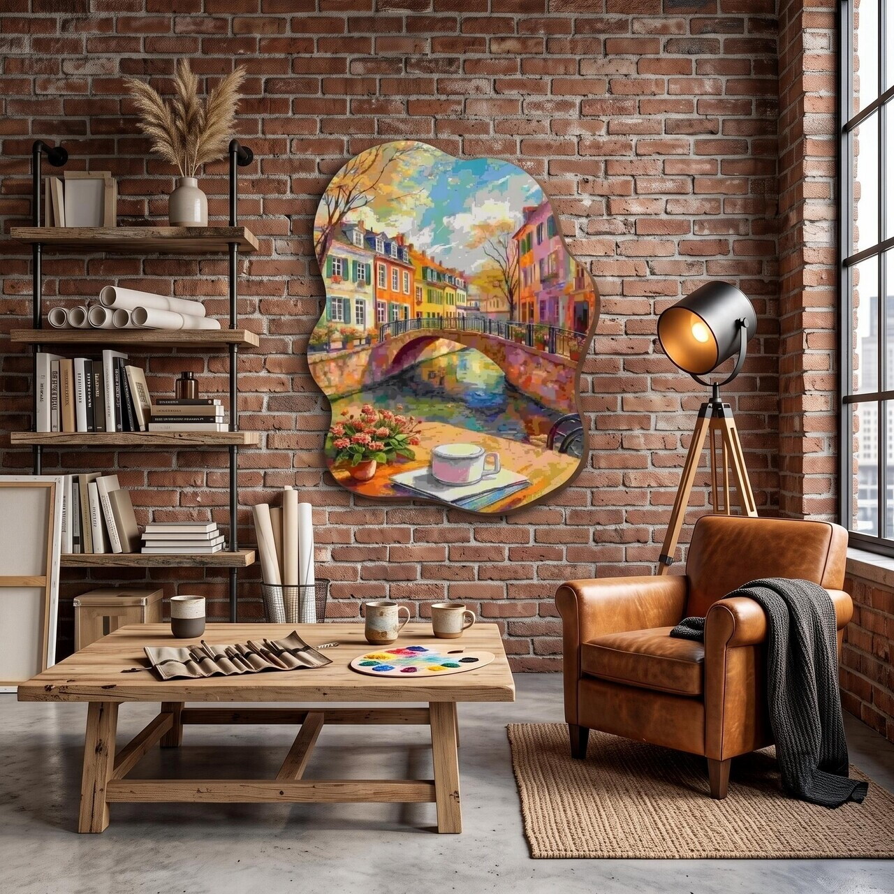 Tablou decorativ, ART3DCNCMDL8, Imprimare digitala, Multicolor — imaginea 2