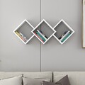 Raft de perete, Inarch, Galaxy, 102x42x20 cm, PAL, Alb