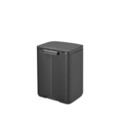 Cos de gunoi, Brabantia, Bo Small, 7 L, 20.7x24.2x31.7 cm, otel, gri inchis