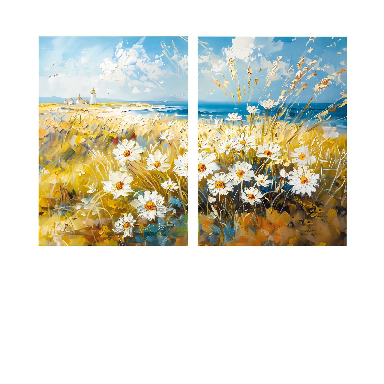 Set 2 tablouri decorative, DEV2, Lemn, Multicolor - view 2