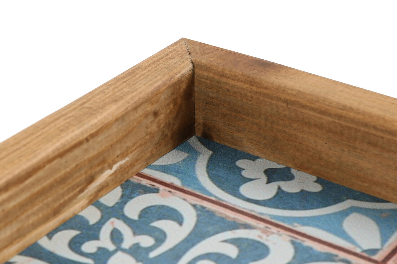 Tava pentru servire, AT-001, 30x40 cm, MDF , Multicolor