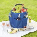 Organizator produse de curatenie Herkules, Maximex, 35x35 cm, poliester, albastru