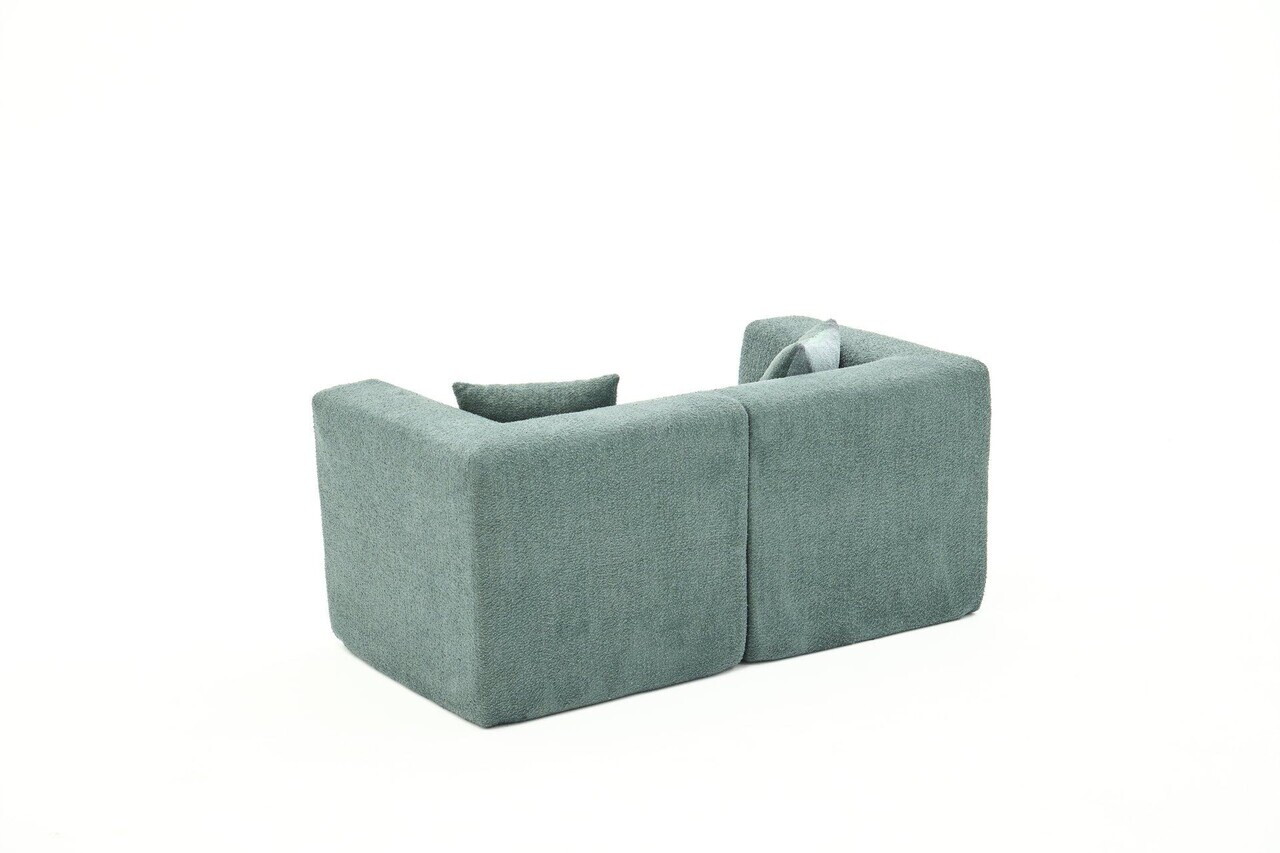 Canapea 2 locuri, Atelier del Sofa, 613LFS1122, Verde — imaginea 8