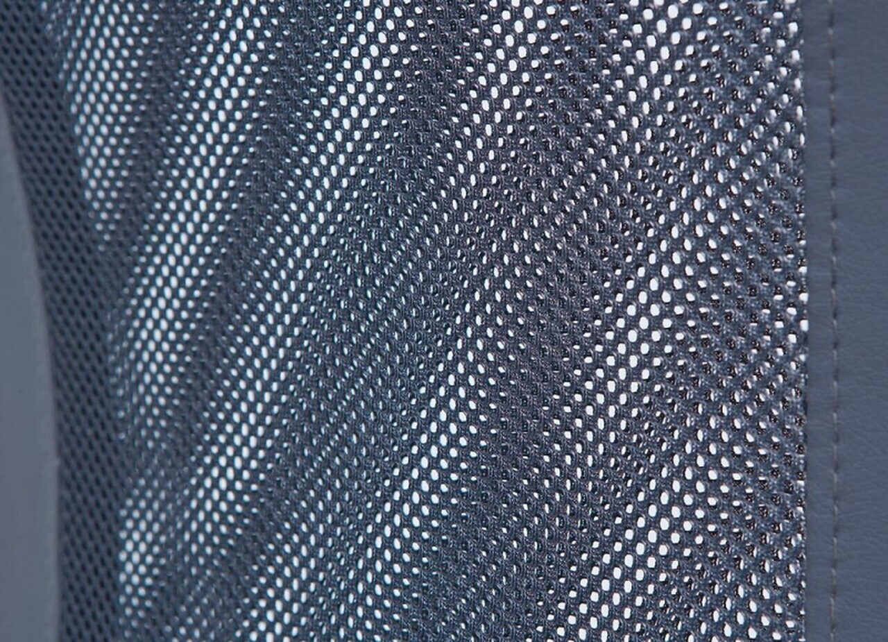 Scaun de birou pentru copii Bonnie, Inter Link, 43x42x88-98 cm, rotativ, metal/poliuretan, gri - view 5
