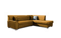 Coltar extensibil dreapta 4 locuri ELTAP, BR41, Bergen, 247x214x83 cm, lemn/poliester, mustar