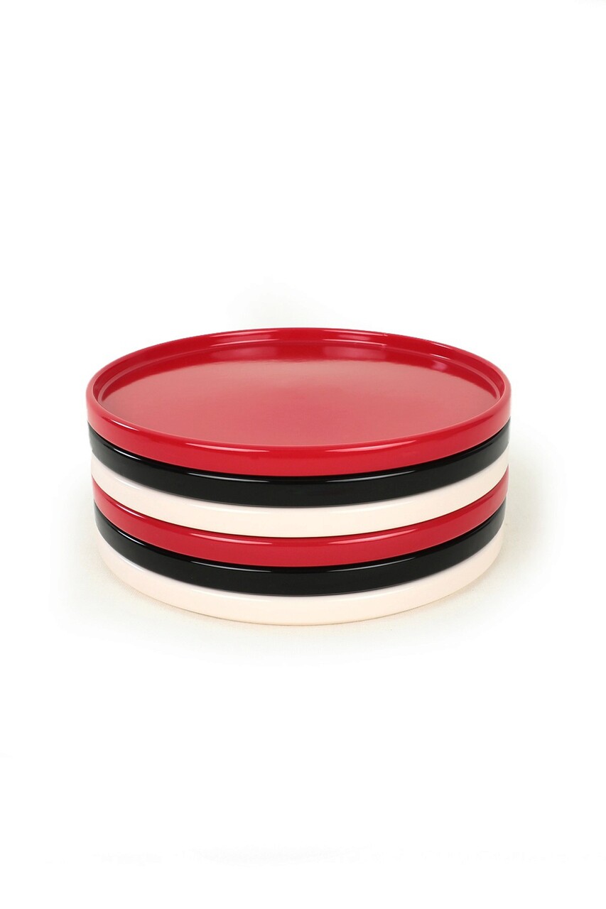 Set platouri servire, Hermia, 275KRM1854, Antibacterian, Multicolor - imagine 3