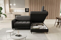 Coltar extensibil dreapta 3 locuri ELTAP, RT-05RAQ, Barea, 208x160x100 cm, lemn/poliester, gri inchis