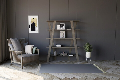 Corp biblioteca, puqa design, conde, 120x150x25 cm, pal, negru