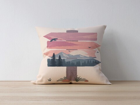 Husa de perna, a1131, 43x43 cm, 50% bumbac/50% poliester, multicolor