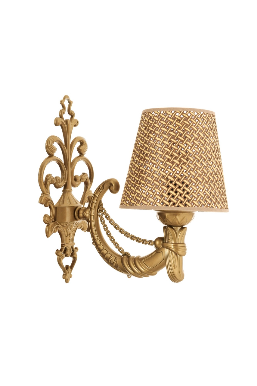 Aplica de perete, Opviq, 390FLH2350, Natural / Aur - view 3