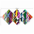 Set 4 tablouri decorative, 4MDF133483577, MDF, Imprimat UV, Multicolor