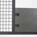 Cuier de perete, Decortie, Nomad Portmanto, 78x182x30 cm, Antracit / Negru