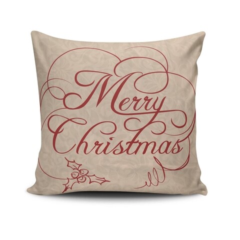 Perna decorativa NOELKRLNT-11, Christmas, 43×43 cm, policoton, multicolor Christmas