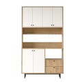 Dulap multifunctional, Locelso, RE7-SW, Stejar / Alb