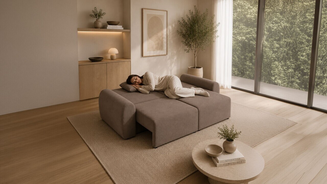 Canapea 3 locuri, Atelier del Sofa, 560ARE5275, Maro — imaginea 4