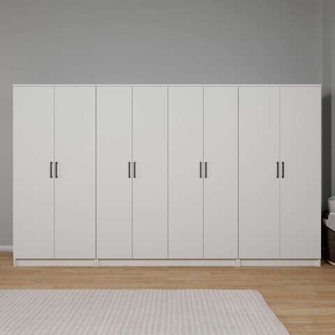 Dulap pentru haine, Miwood, Kardelen 1600-108, Alb