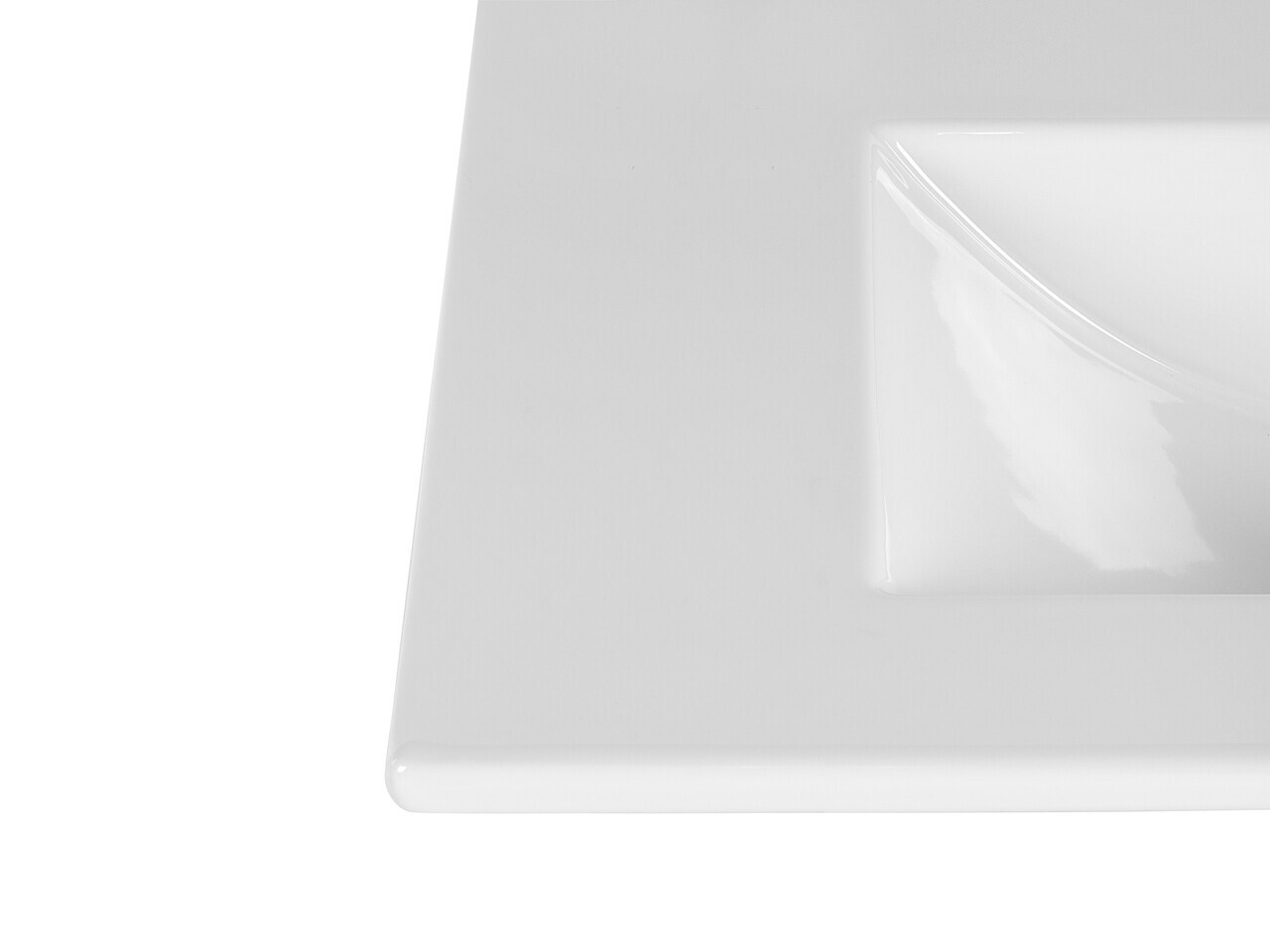 Set mobilier baie Bali White Lava 80 cm 841, dulap inalt, masca cu lavoar si cabinet cu oglinda, Comad, MDF/PAL, alb - view 19