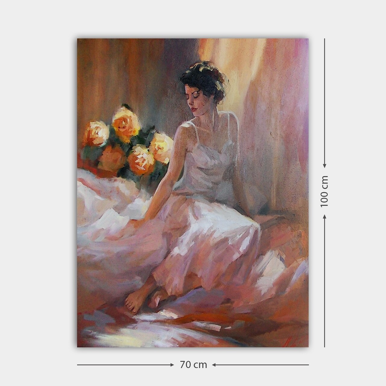 Tablou decorativ, 234241528_70100, Cadru: 100% LEMN (grosime: 3 cm), Multicolor - view 3